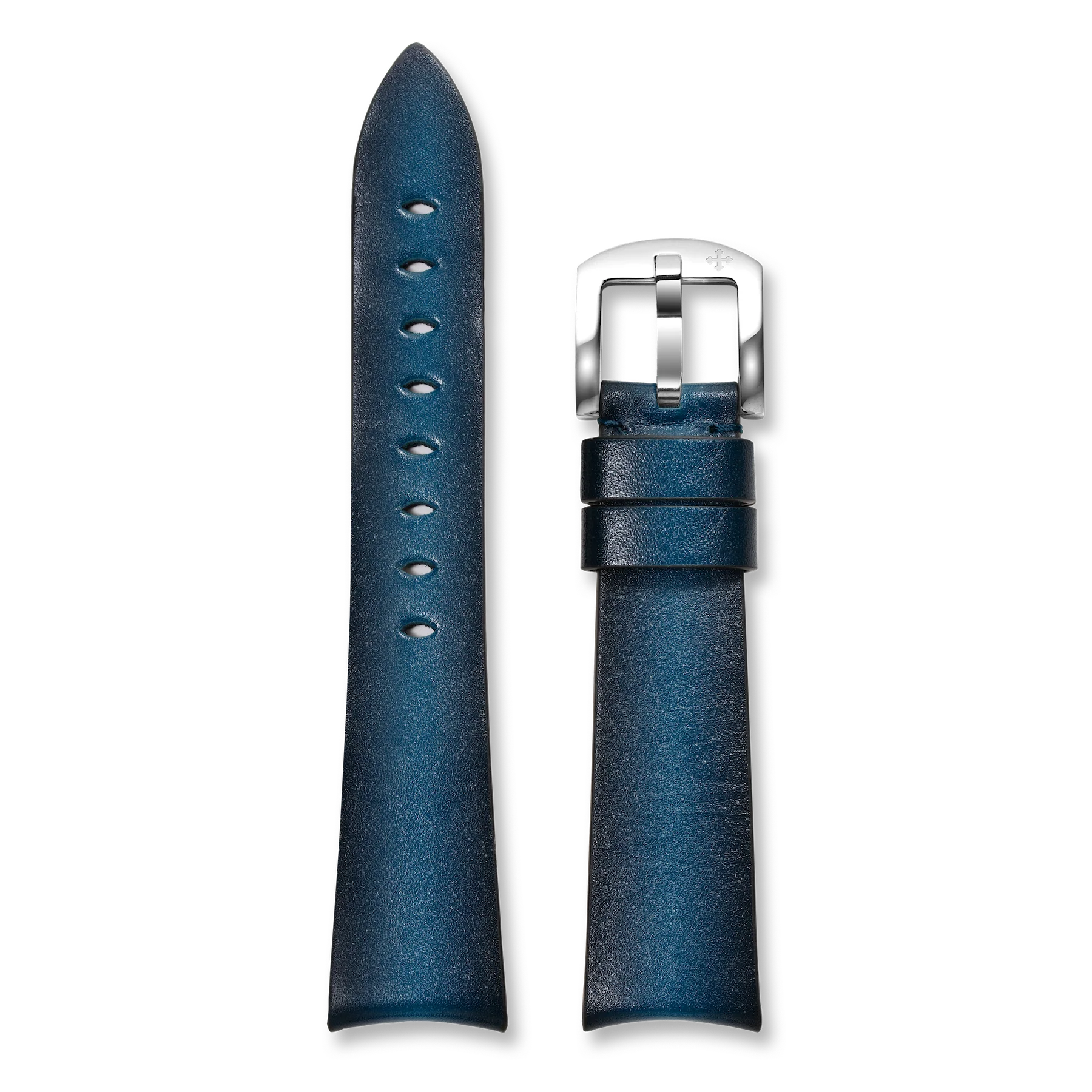 Leather Strap 20mm - FumĆØ Blue